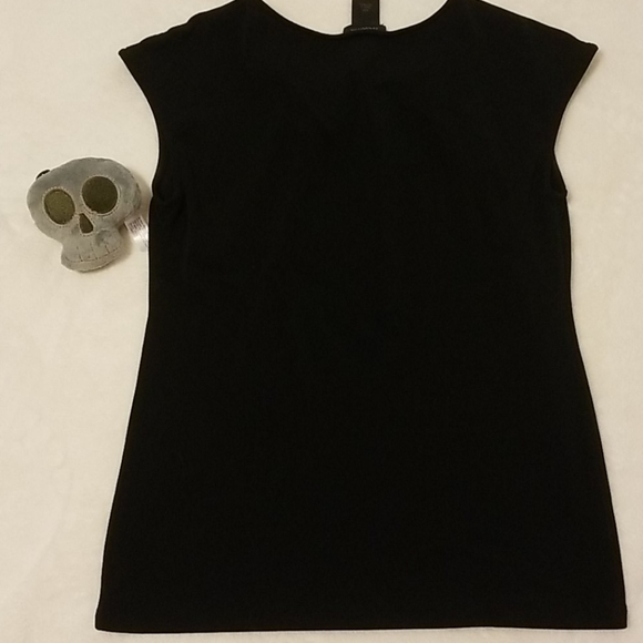 Women's Ann Taylor Petite Black Blouse XSP - Picture 6 of 6